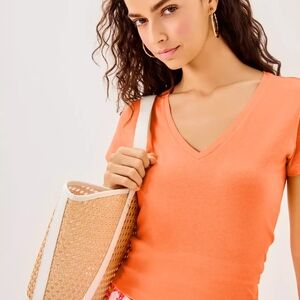 NWT The "Papaya" Meredith Tee by Lilly Pulitzer